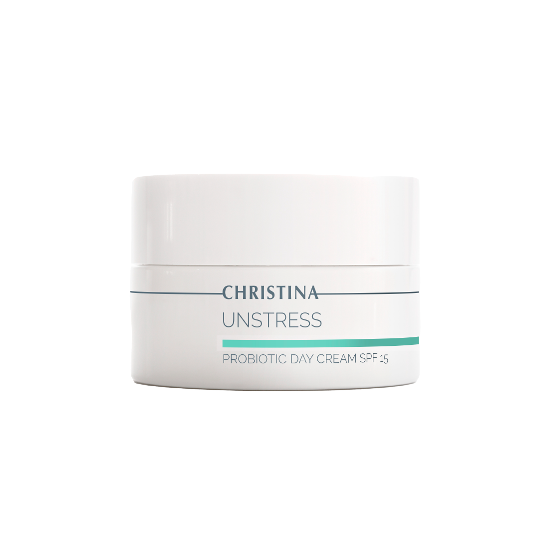 【クリスティーナ】UNSTRESS プロバイオティックデイクリームSPF15